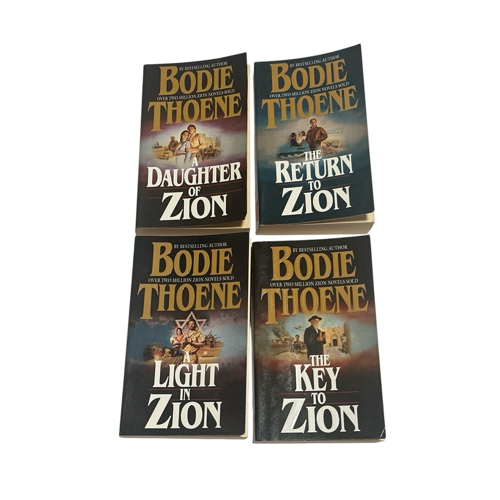 The Zion Chronicles by Bodie Thoene Christian Fiction Paperback Books 2,3,4, & 5